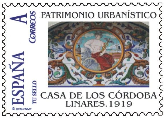 El Círculo Flilatélico y Numismático de Linares edita un sello dedicado a difundir el patrimonio arquitectónico local