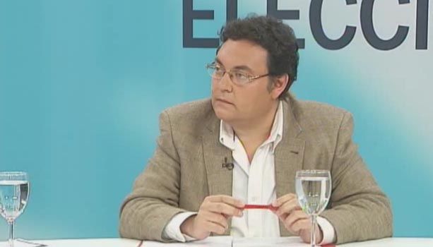 Sebastián Martínez en los debates de Canal Sur