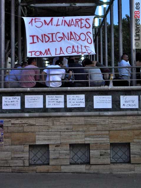 El movimiento del 15M en Linares