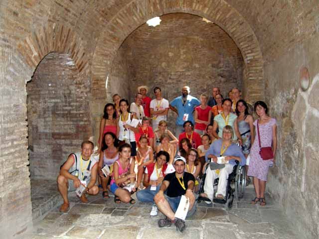 Participantes de las JMJ visitan el Palacio de Villardompardo