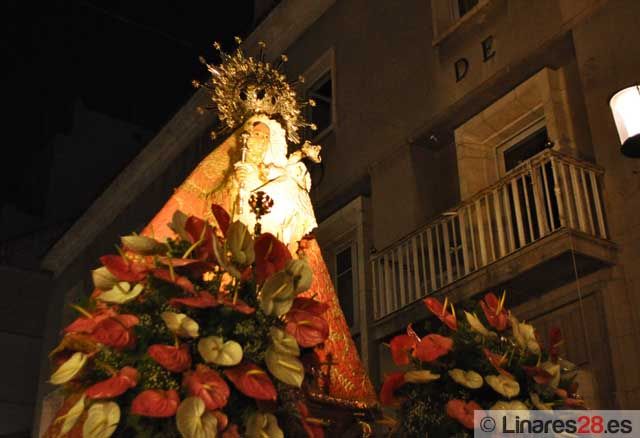 Concluye el traslado de la Virgen de Linarejos