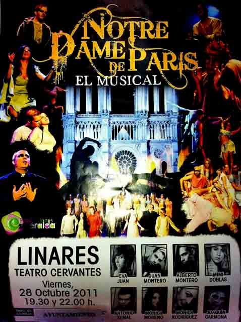 El musical «Notre Dame de París» llega a Linares