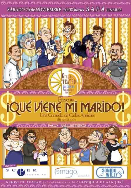 El Grupo de Teatro La Cabria-Parroquia San José vuelve a escena con «¡Que viene mi marido!»