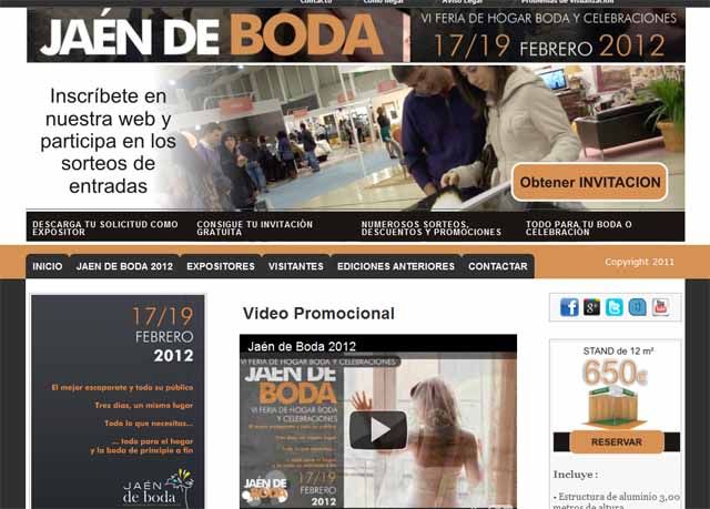 Apuesta firme y decidida por el pequeño y mediano comercio en Jaén de boda 2012