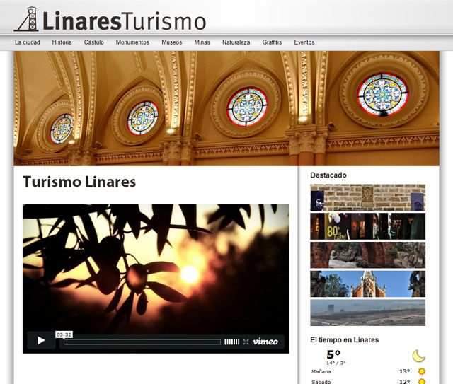 Linares28 celebra Fitur 2012 con el lanzamiento del primer portal web de turismo sobre Linares