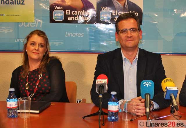 Basagoiti pide el voto de los linarenses para el PP