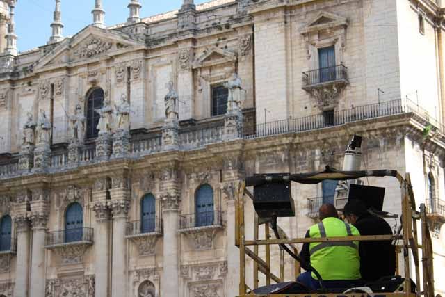 Escaneada en tres dimensiones con tecnología láser la fachada principal de la Catedral de Jaén