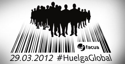 FACUA se suma a la Huelga General y llama a la #HuelgaGlobal el 29M