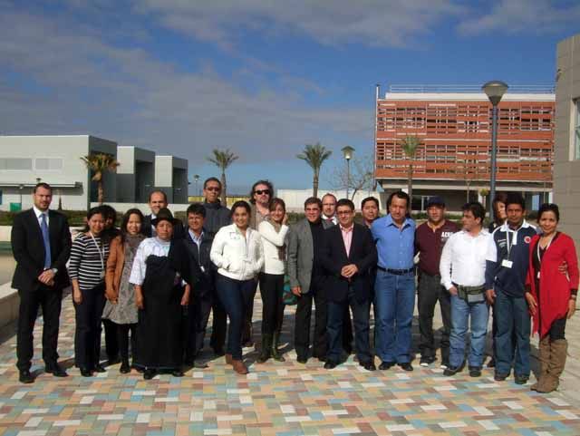 La Unión Iberoamericana de Municipalistas visita Geolit y conoce las instalaciones de energías renovables