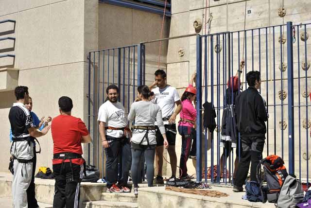 La Universidad de Jaén introduce a su alumnado en el mundo de la escalada