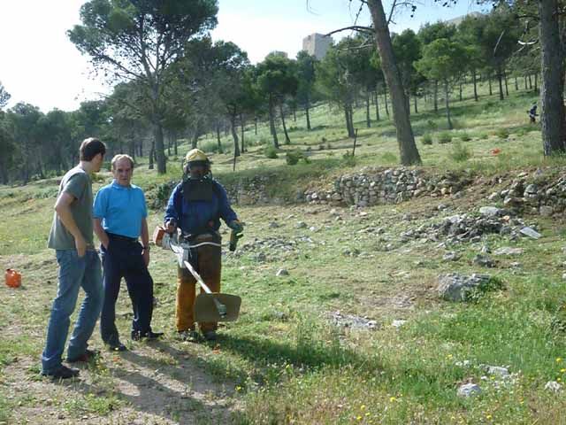 La Junta realiza labores preventivas de incendios en el monte Santa Catalina de Jaén dentro de un proyecto de 4,7 millones de euros