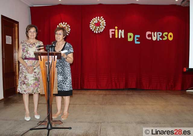 Clausura de los talleres del Centro de Participación Activa de Linares