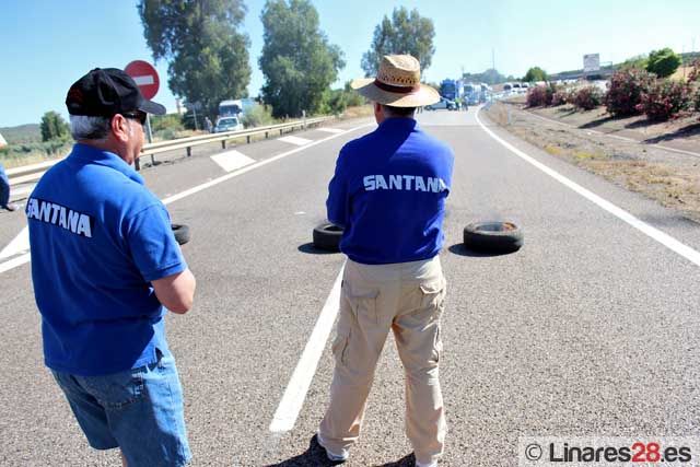 El PCA de Linares apoya las movilizaciones de los extrabajadores de Santana