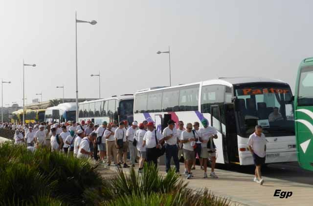 Los exsantaneros trasladan sus protestas a Almería