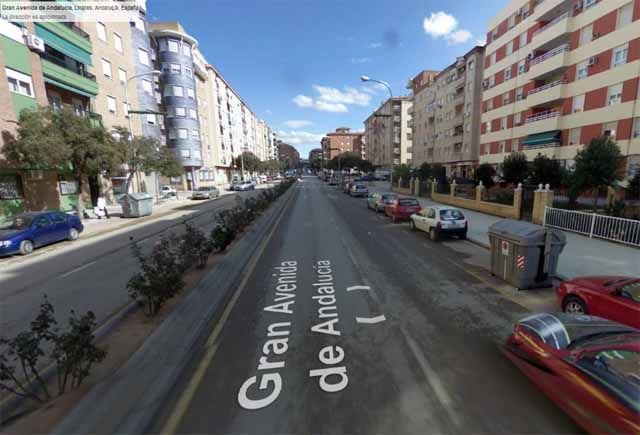 Accidentes en la avenida de Andalucía de Linares.