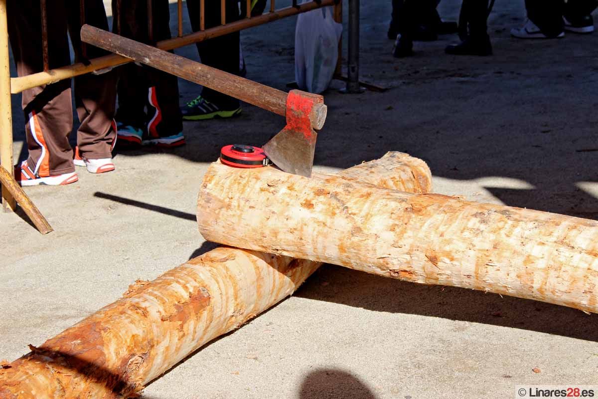 Frío día para la celebración de Santa Bárbara en Linares