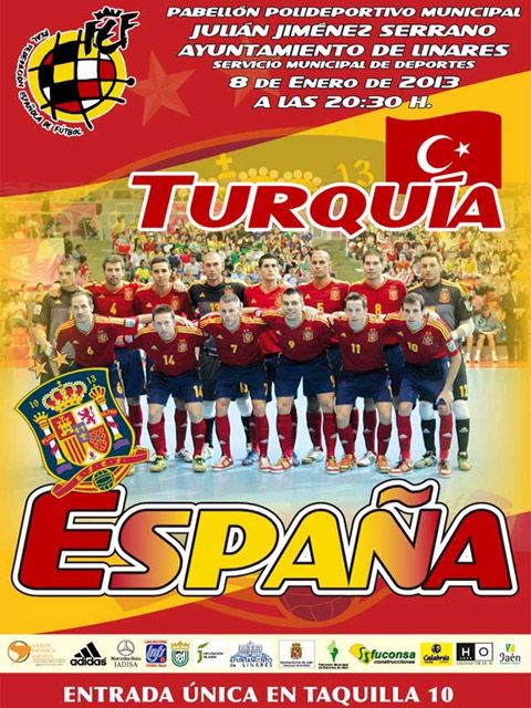 A la venta las entradas del España-Turquía de fútbol sala