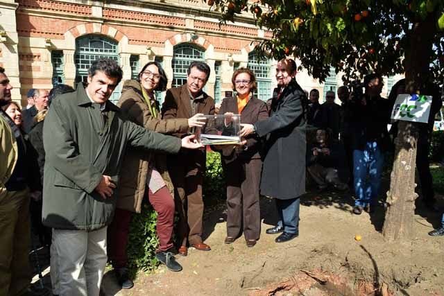 Colocan la primera piedra de las obras de mejora de la accesibilidad en la antigua Estación de Madrid