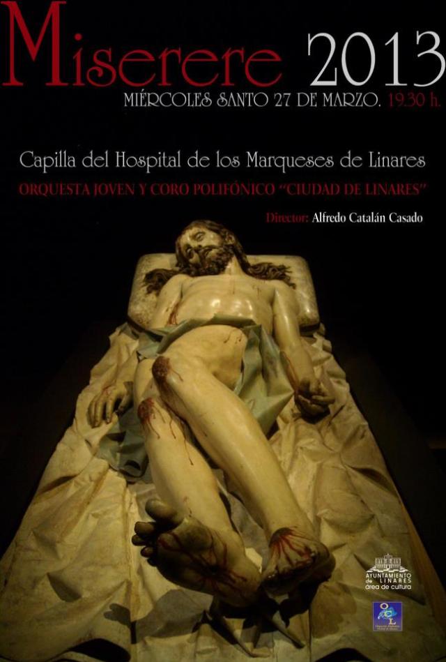 Hoy se pone en escena «El Miserere» en la Capilla del Hospital de los Marqueses de Linares