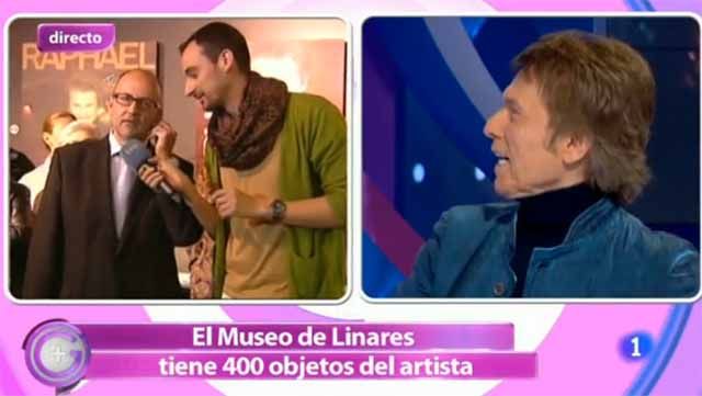 El programa «+Gente» de TVE entevistó al cantante linarense Raphael