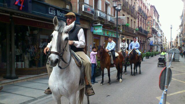 La procesión de San Isidro Labrador en la calle