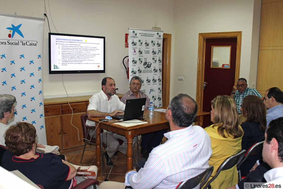 Conferencia sobre «Universidad y Linares Futuro»