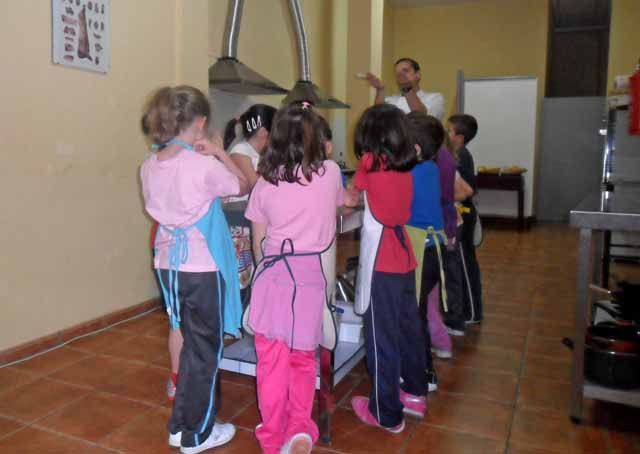 Talleres de cocina para alumnos del CEIP Jaén