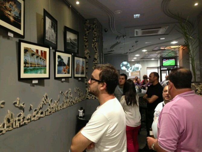 En estos momentos, inauguración de la muestra fotográfica de López y Calero