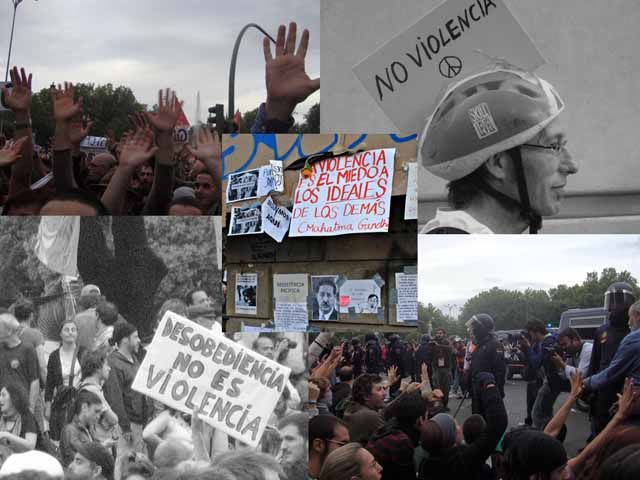 Noviolencia, 15M y desobediencia civil