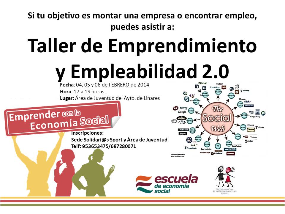 Organizan un Taller de Emprendimiento y Empleabilidad 2.0