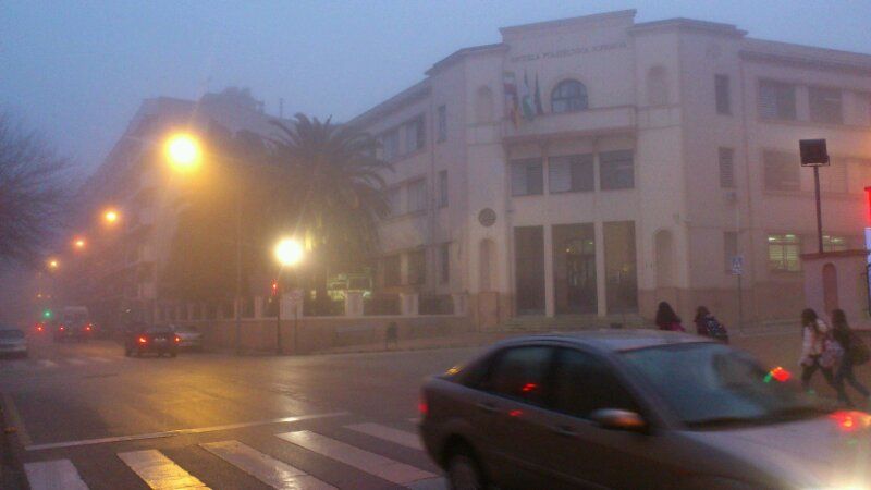 Linares amanece con niebla