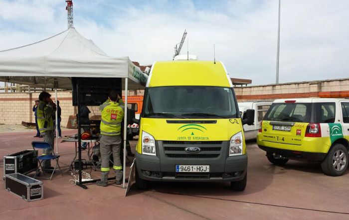 Ejercicio práctico de accidente de mercancías peligrosas en Linares