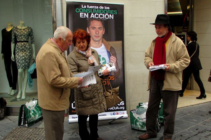 FACUA sale a la calle en el Día Mundial de los Derechos de los Consumidores