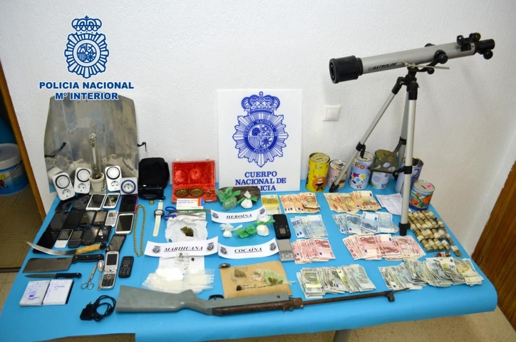La Policía Nacional desmantela un Punto Negro de venta y distribución de droga en Linare
