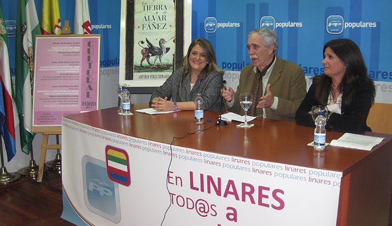 Antonio Pérez Henares inaugura con un rotundo éxito el II Foro Cultural – 2015 del Partido Popular de Linares