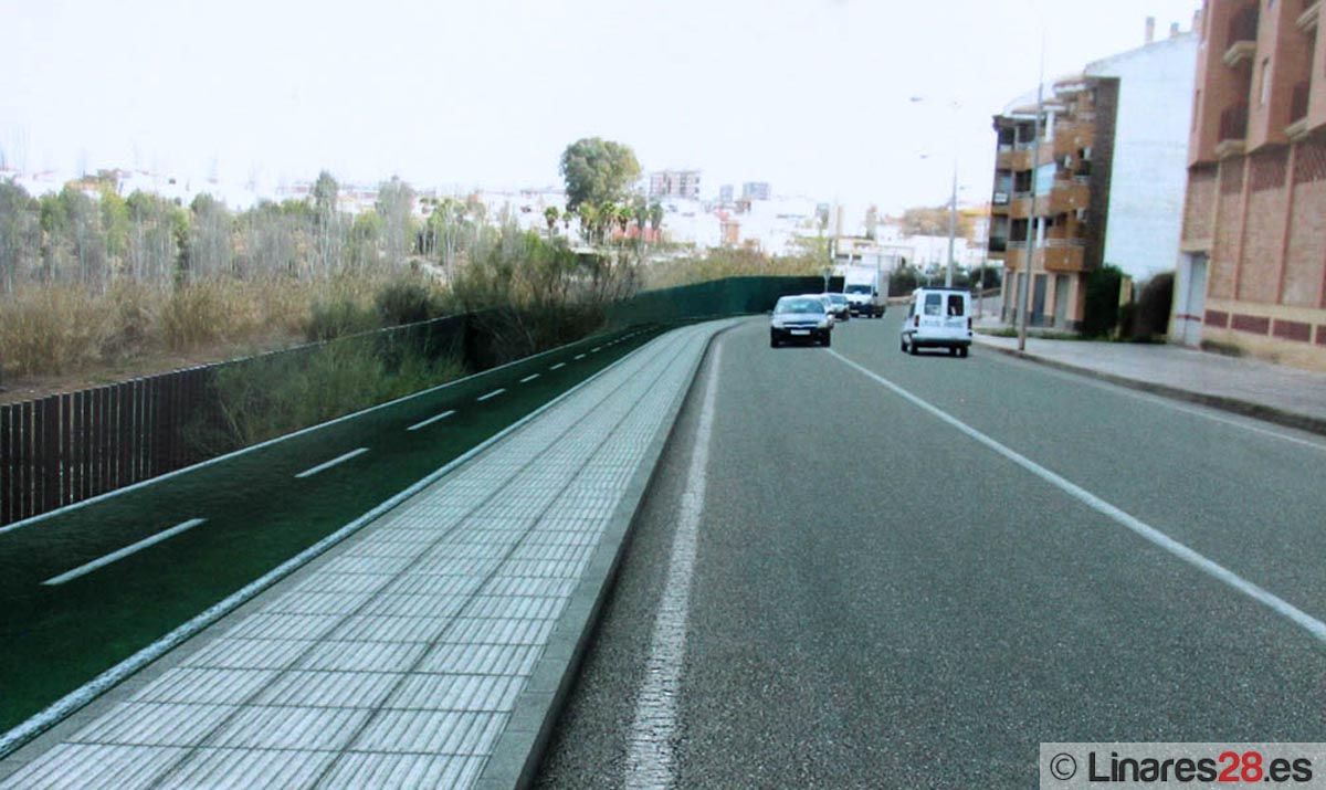 Fomento licita el carril bici de Áurea Galindo