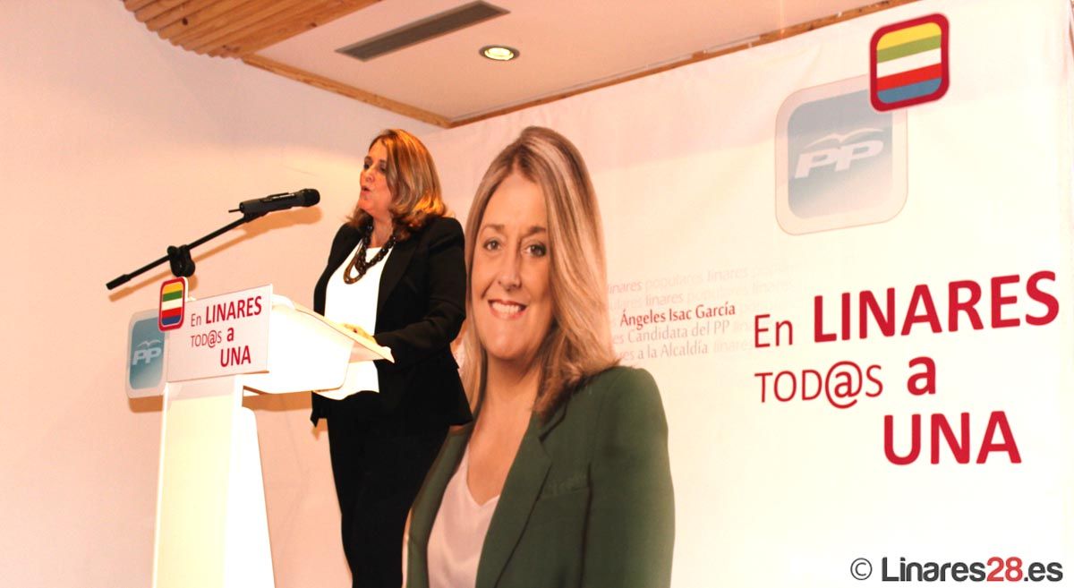 El PP de Linares presenta a Ángeles Isac como candidata a la alcaldía