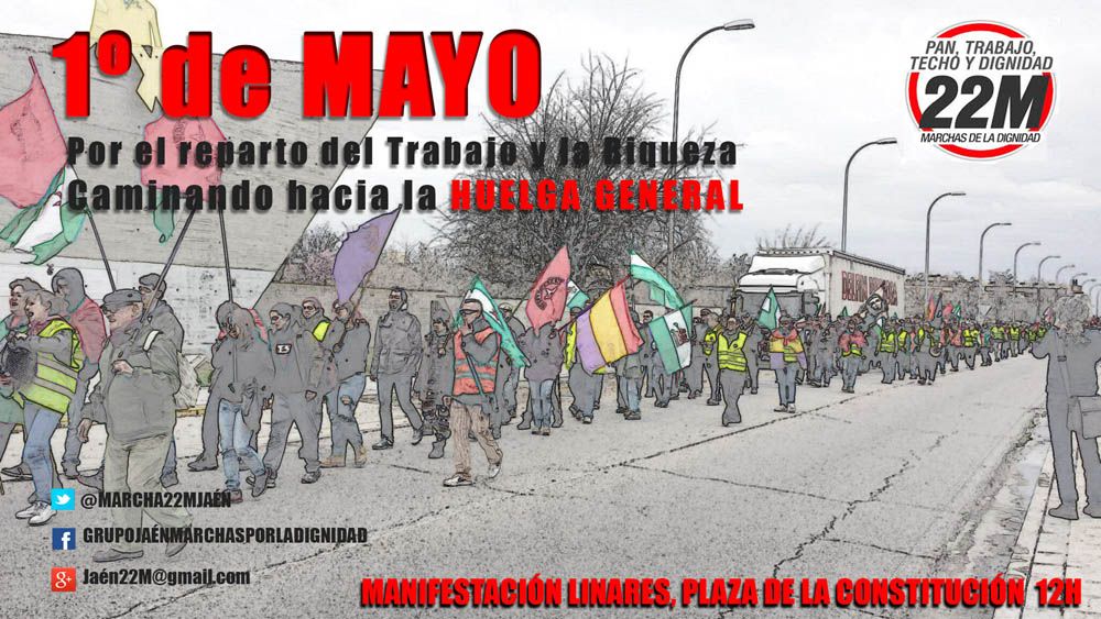 Manifestación del Movimiento de las Marchas de la Dignidad