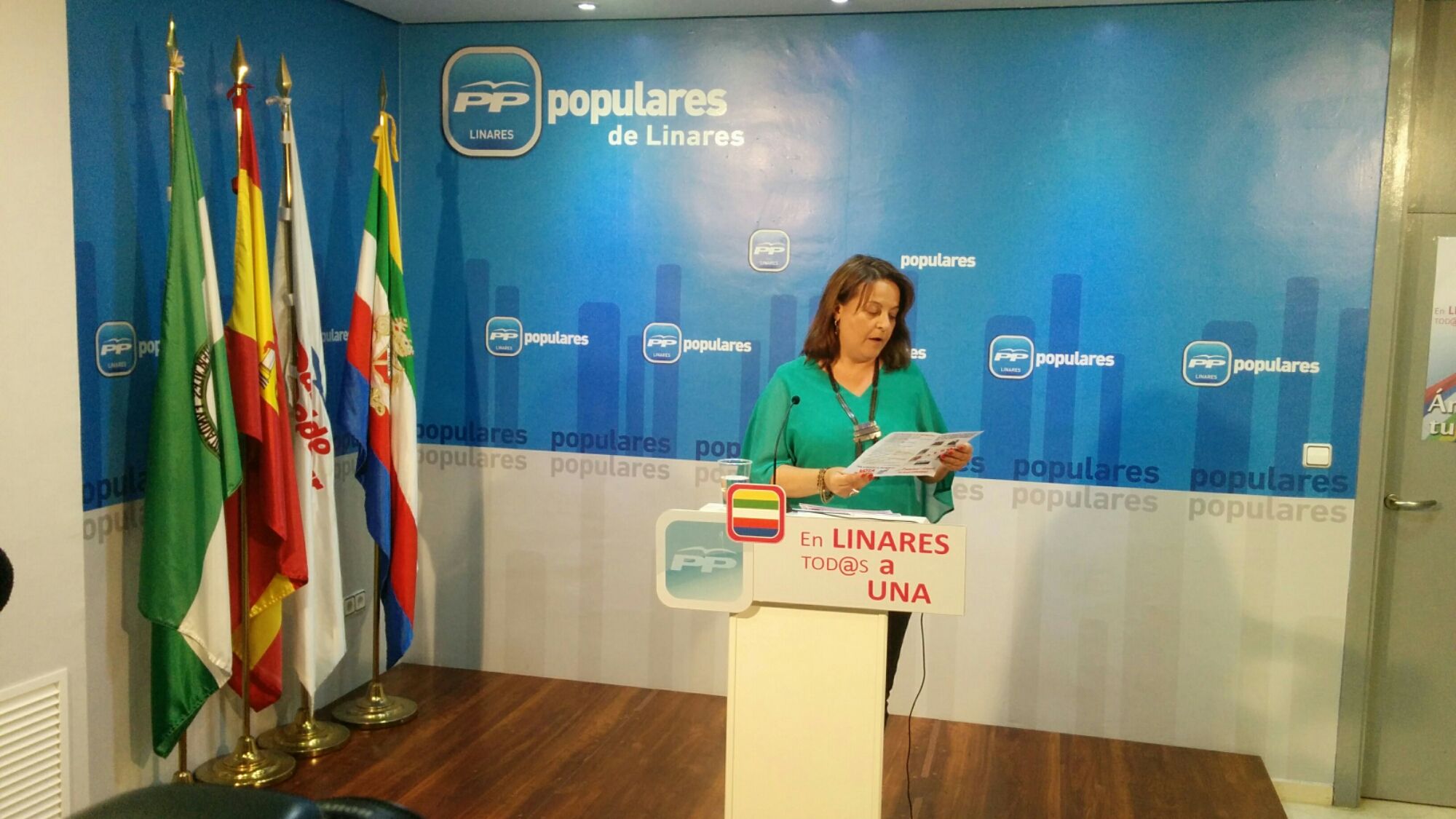 En estos momentos rueda de prensa del Partido Popular