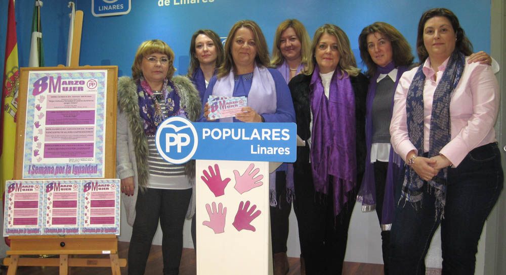 El Área de Igualdad del PP de Linares pone en marcha la ‘I Semana por la Igualdad’ para la conmemoración del 8 de Marzo