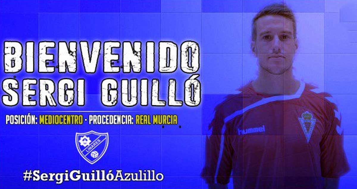 El Linares Deportivo ficha al centrocampista del Real Murcia, Sergi Guilló