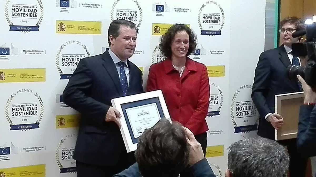 La iniciativa “Caminos escolares seguros”, galardonada en los Premios de la Semana Española de Movilidad Sostenible