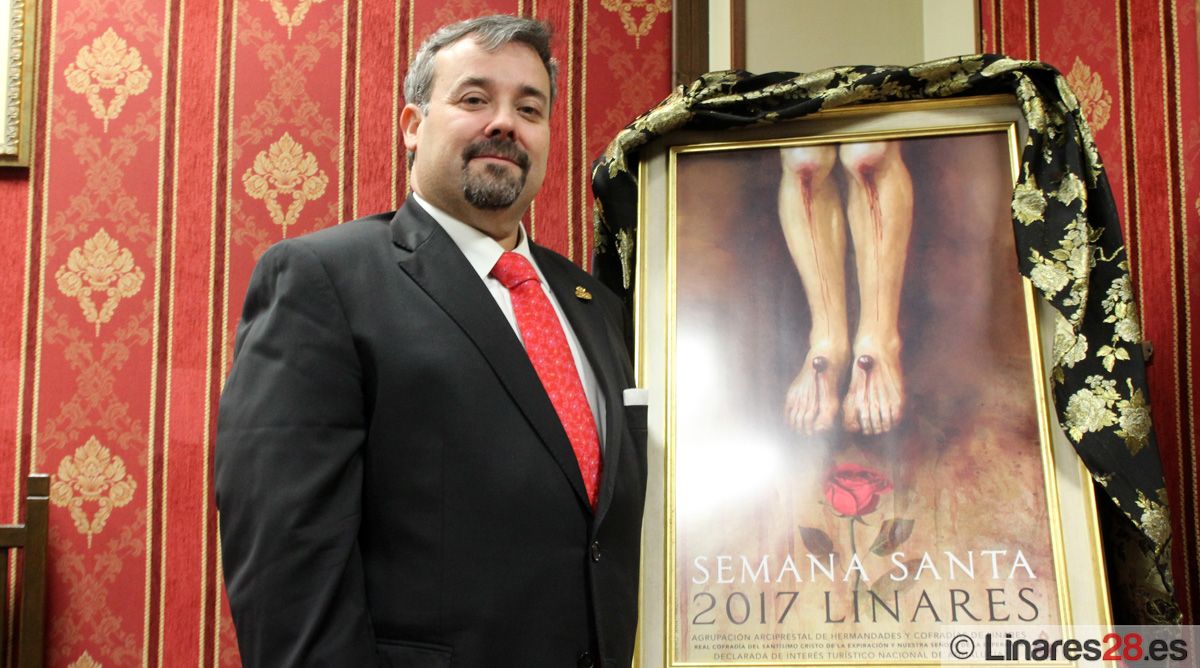 Luis Miguel Moya Conde presentado como Pregonero de la Semana Santa de Linares 2017