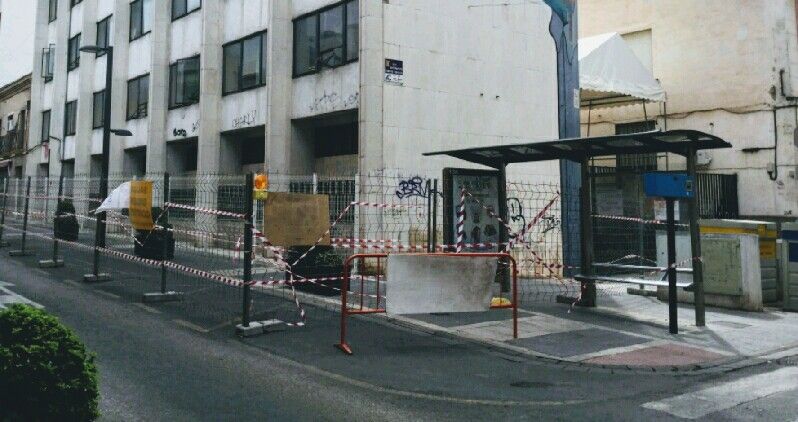 Hervás (Cs) advierte del peligro de derrumbamiento del edificio de UGT tras la ampliación del perímetro de seguridad