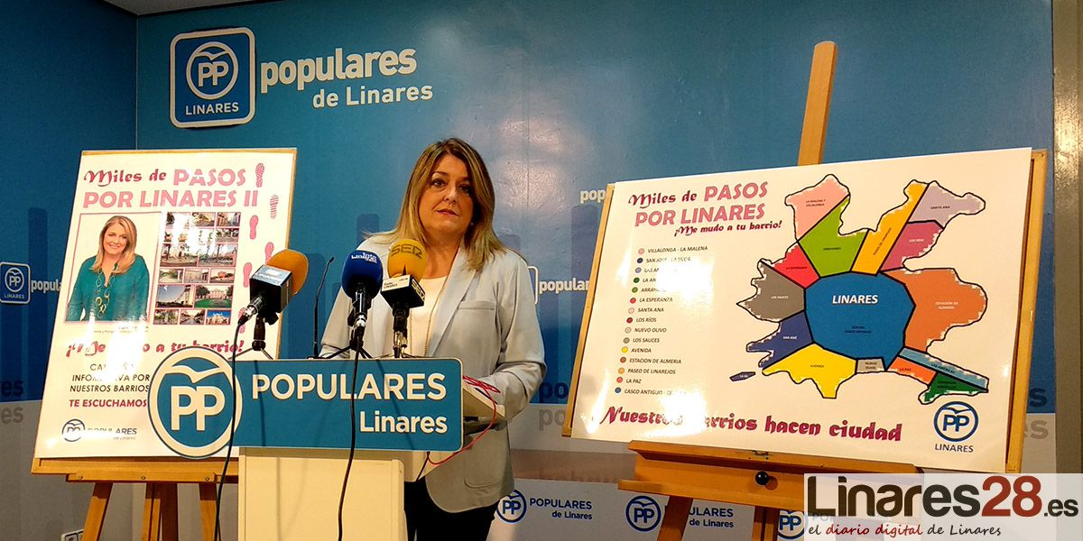 El Partido Popular presenta la campaña ‘Miles de pasos por Linares’