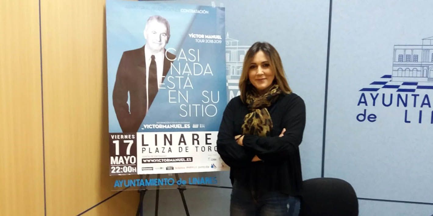 Víctor Manuel actuará el 17 de mayo en Linares