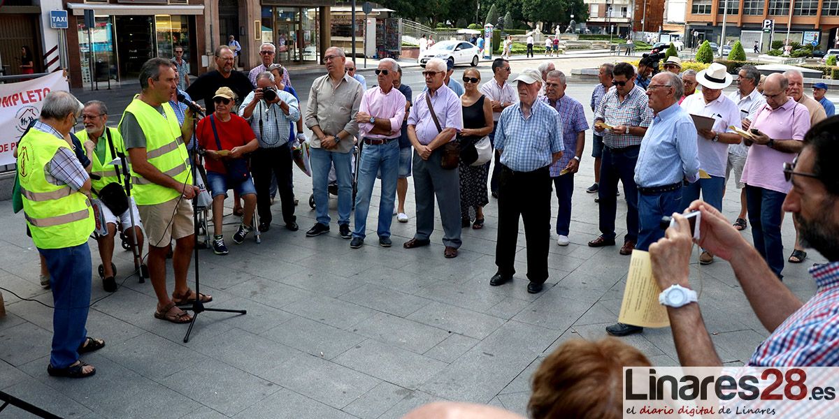 La Plataforma de Linares por la Defensa del Sistema Público de Pensiones se concentra mañana en el Geriátrico