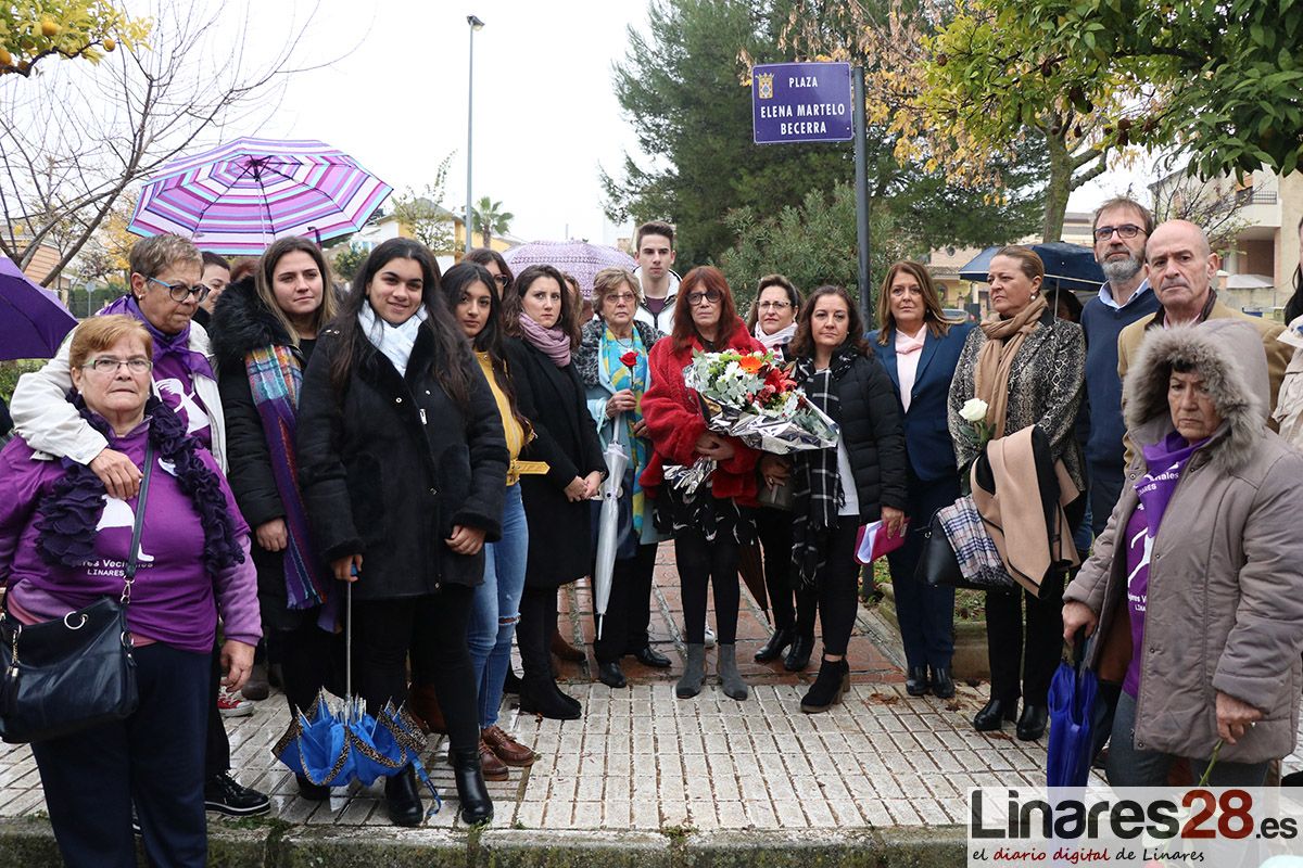 Linares dedica dos de sus plazas a víctimas de la violencia machista