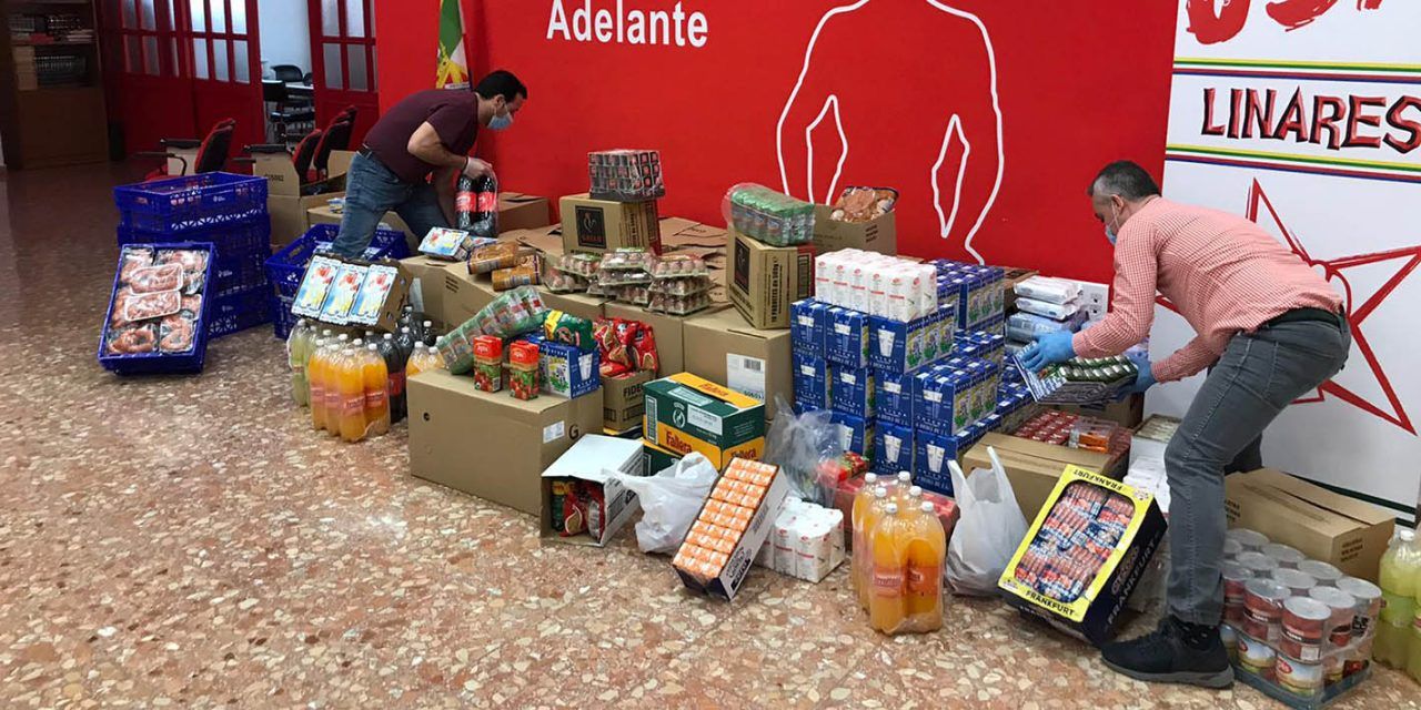 El Grupo Municipal del PSOE de Linares dona 4.700kg de alimentos y productos de primera necesidad para apoyar a las familias más necesitadas de nuestra ciudad