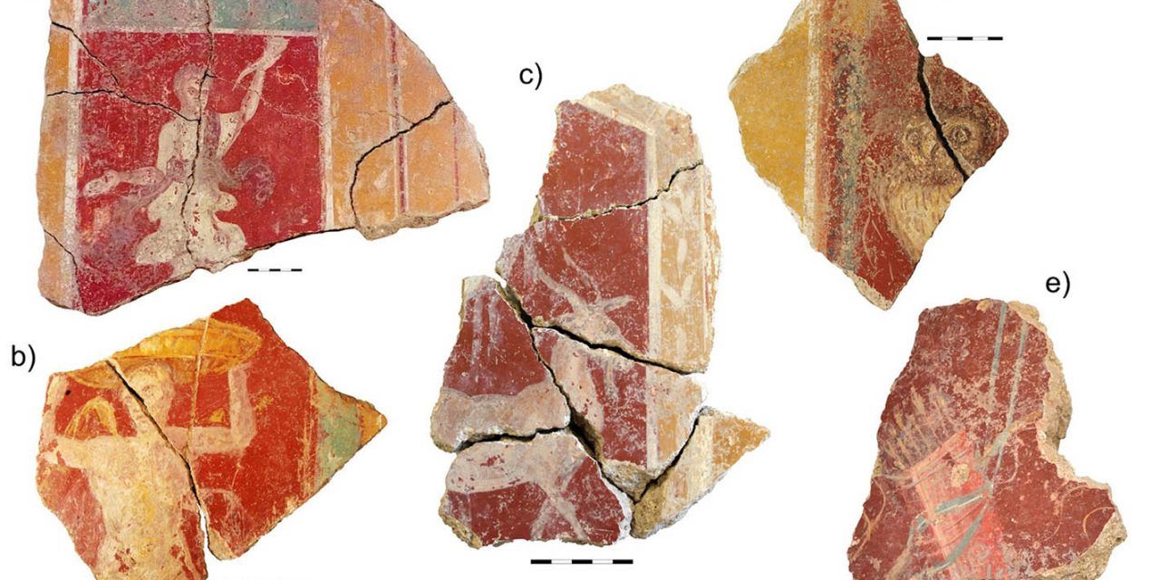 Destacan el valor de las paredes decoradas de Cástulo como ejemplo paradigmático de la pintura mural del Alto Imperio Romano